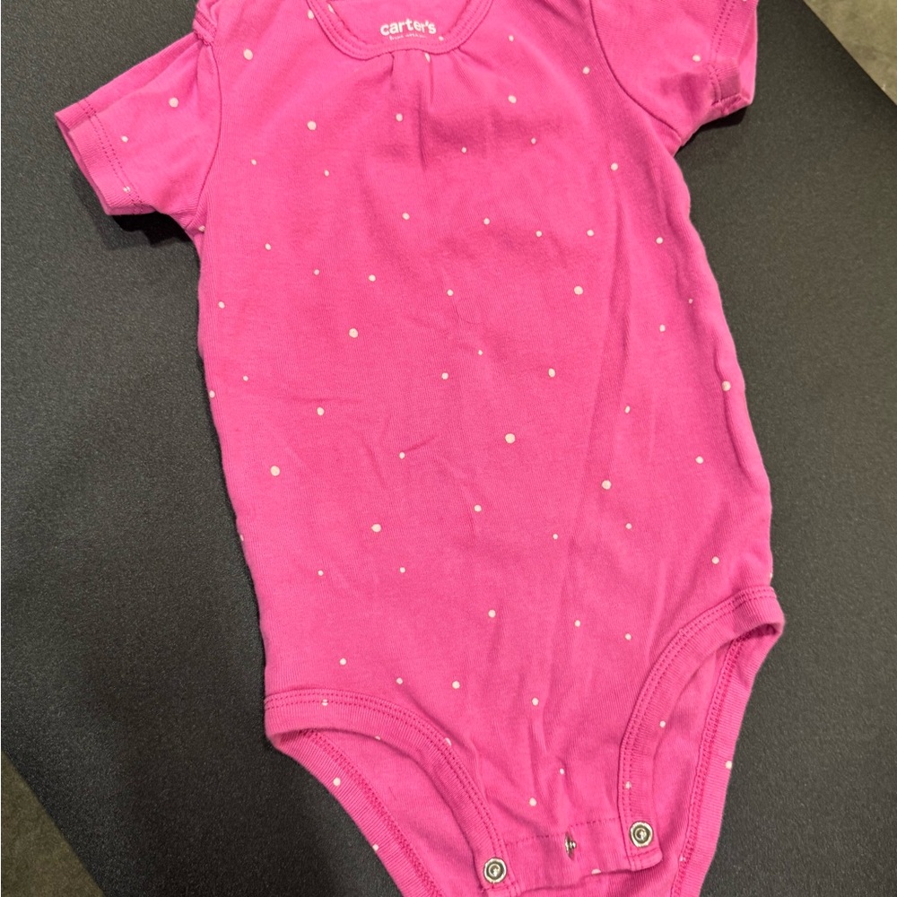 Carter's Pink Polka Dot Kids One Piece